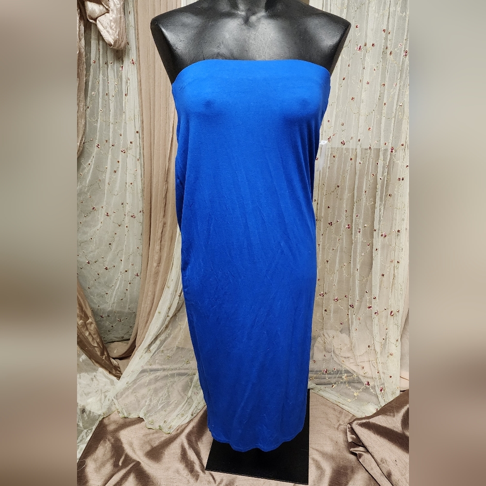 Eleven Star strapless dress.  Jersey.  Sz Med